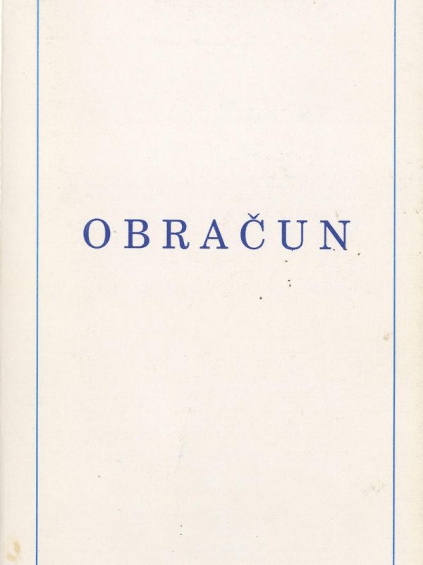 OBRAČUN / Ištvan Farkaš